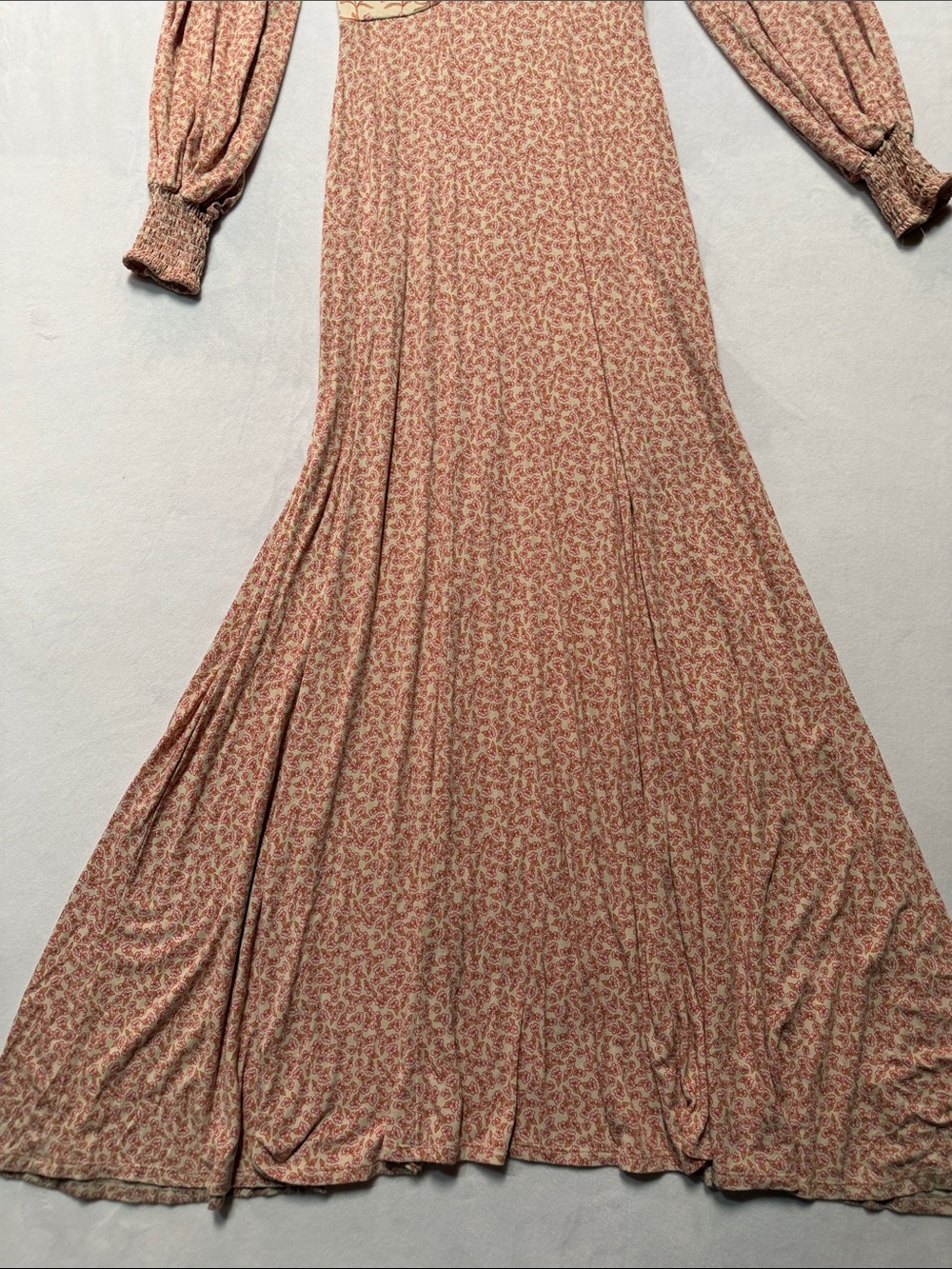 Free People Love Story pink maxi dress garden party - Picture 6 of 11